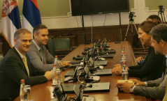 14. oktobar 2022. Predsednik Odbora za spoljne poslove u razgovoru sa ambasadorkom Švedske u Srbiji
